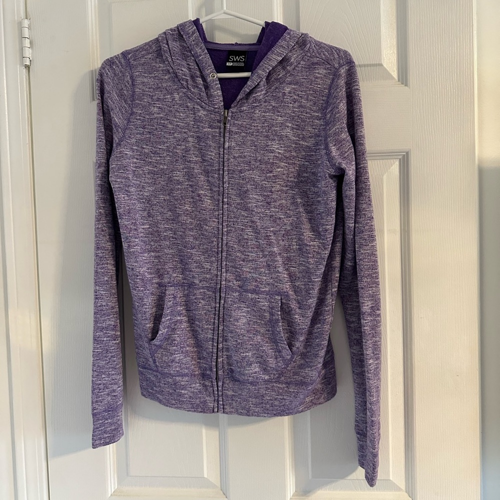 Purple Zip Up Hoody